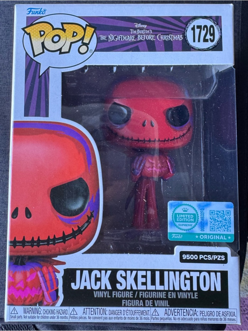 Funko Pop! Jack Skellington LE 9500 (#1729)
